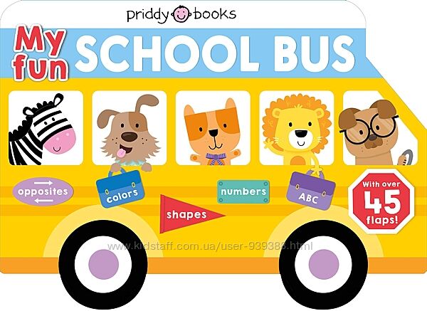 Книга з віконцями My Fun School Bus