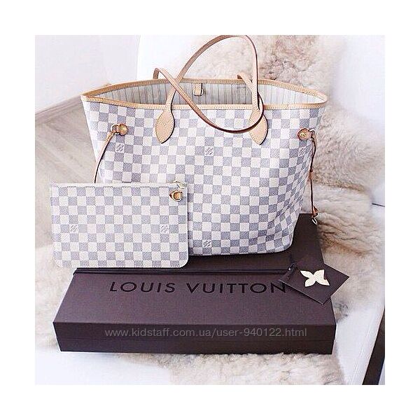 Бежевая реплика Луи Виттон женские сумки шоппер 50см