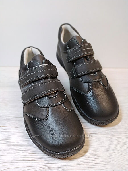 Кроссовки туфли  для мальчика KLF Кожа р. 35  2 вида