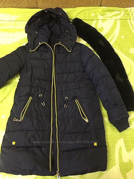 Куртка-пальто зима 12-15 лет