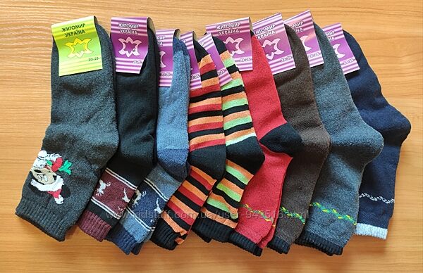 Якісні теплі махрові шкарпетки, натуральні та еластичні, бавовна