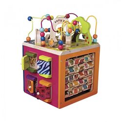 Развивающая деревянная игрушка - Зоо-куб размер 34х30х45 см Battat BX1004X 