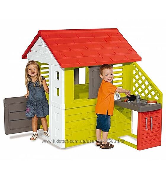 Домик Smoby Toys Радужный с летней кухней 810713 , 810711