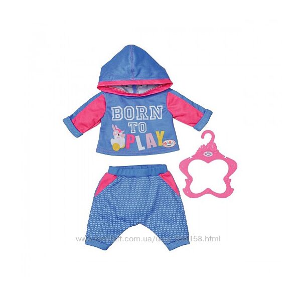 Набор одежды для куклы BABY BORN - Спортивный Костюм Для Бега 830109