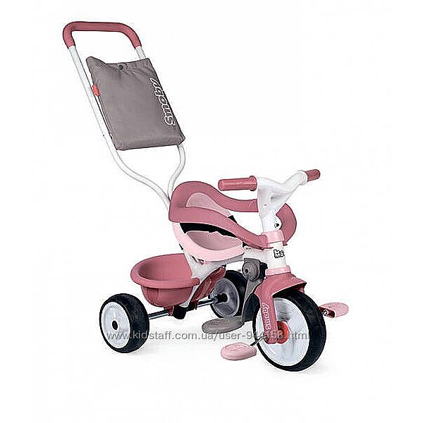 740415 Дитячий металевий велосипед 3 в 1 Бі Муві Комфорт рожевий 68 х 52 х