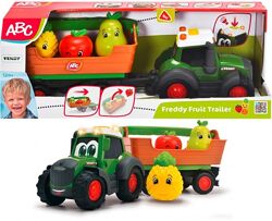 Фермерский трактор Dickie Toys ABC Фредди с фруктами 30 см 4115006 