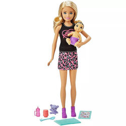 Лялька Барбі Скиппер Няня немовлям Barbie Skipper Babysitters Blonde Mattel
