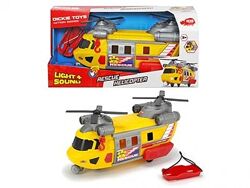 Вертолет спасательный dickie toys свет, звук, 3306004