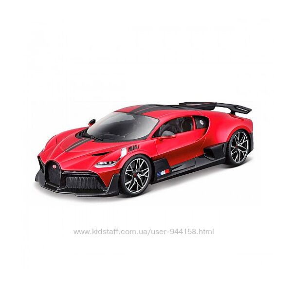 18-11045R Автомодель - Bugatti Divo красный металлик, 118
