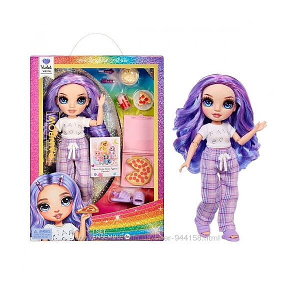 503705 Кукла Rainbow High серии Junior High PJ Party - Виолетта