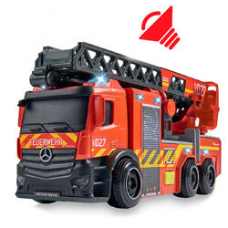 3714011 Пожарная машина Dickie Toys Мерседес с телескопической лестницей, с