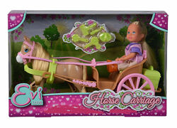 Кукольный набор Simba Toys Эви и карета с лошадью Evi Love 12 см 5733649