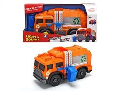 Dickie toys мусоровоз с баком со световыми и звуковыми эффектами 3306001, 3
