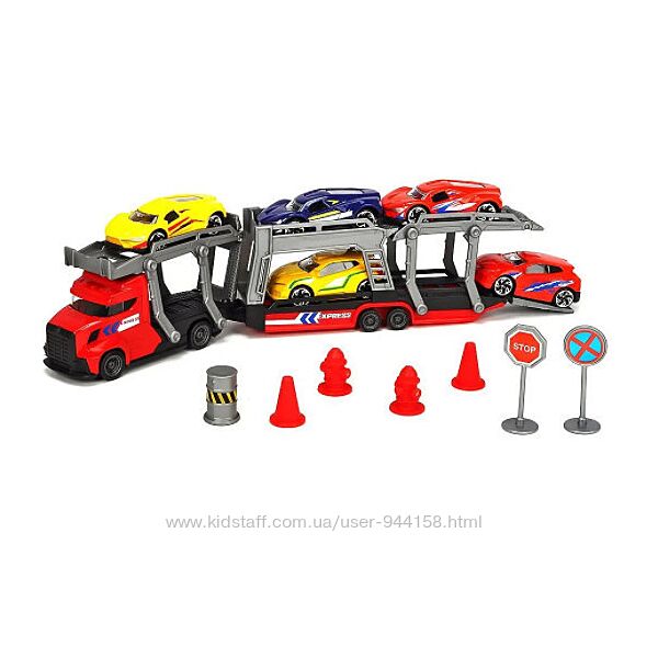 Игровой набор simba dickie toys city автотранспортер 3745012