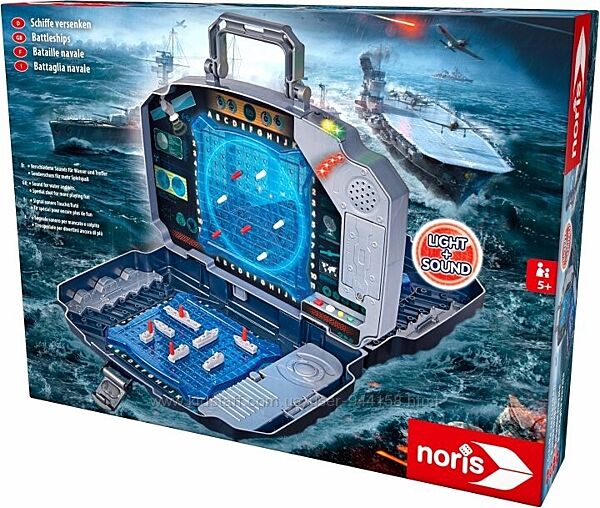 Настольная игра Noris Морской бой с эффектами 606104435