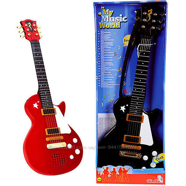Электронная рок-гитара Simba 56 см , 2 вида, 4, 6837110 