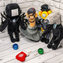 Мягкие Игрушки Скибиди Туалет, Агент Колонка, Агент Камера, ТВ Мен