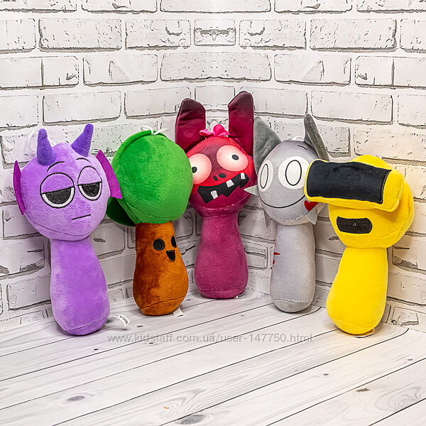 Спрунки Мягкие Игрушки Sprunki Toy