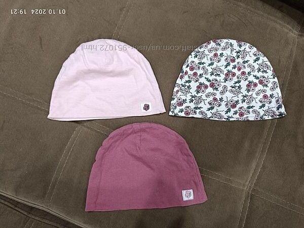 Шапочки біні на 9-12м