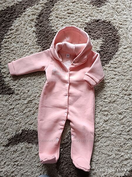 Дитячий теплий комбінезон 80см