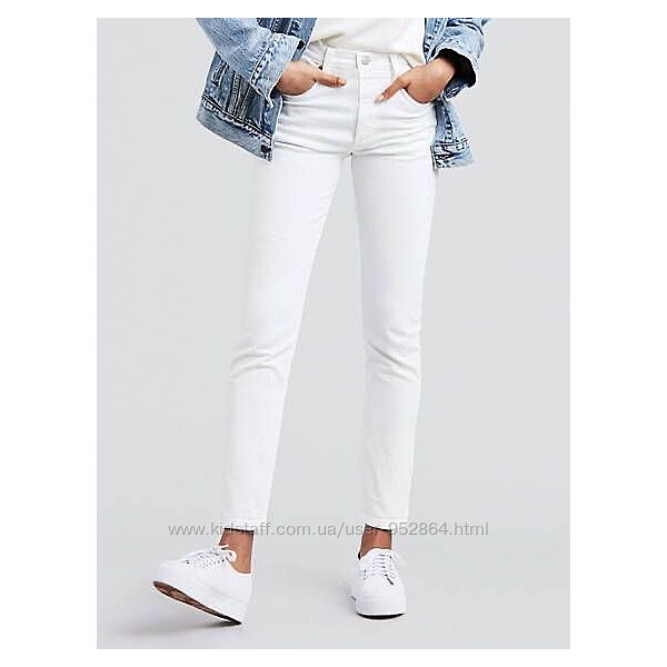 Белые джинсы Levis 