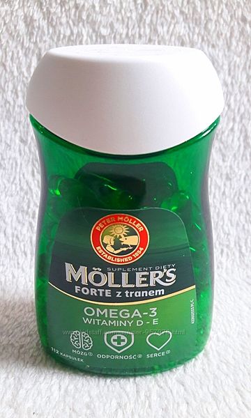 Mollers, Моллерс Омега 3, 112 капсул. Норвежский рыбий жир