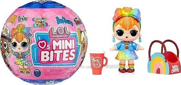 Куклы лол сюрприз вкусняшки и черлидерши LOL Surprise Loves Mini Bites