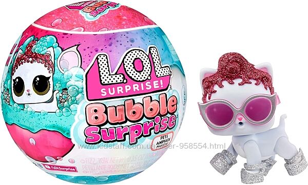 Игровой набор lol surprise bubble surprise S3 любимец 119784 питомец пузы