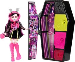 Кукла Дракулаура Неон draculaura Monster High Skulltimate Secrets HNF78
