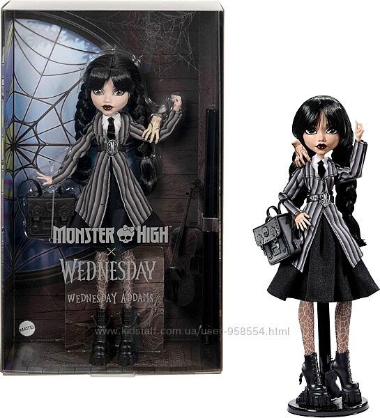 Куклы Monster High X Wednesday Addams Венздей Аддамс и Энид Синклер