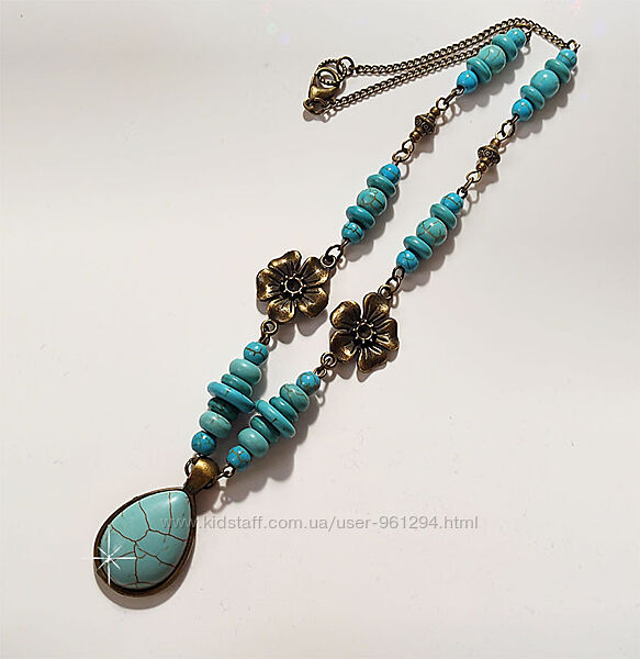 Ожерелье из бирюзы