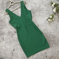 Зелена сукня міні zara