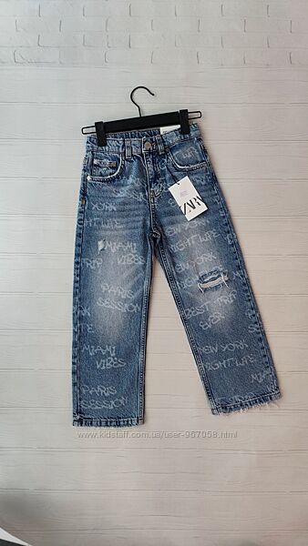  Нові джинси ZARA розм. 9 р. /134 см. 