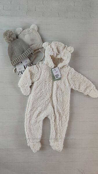 Новий плюшевий комбінезон h&m роз. 4-6 міс. /68 і 6-9 міс. /74 см.