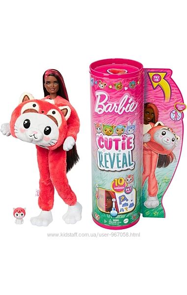 Barbie Cutie Reveal Series 6 Kitten Red Panda в наявності