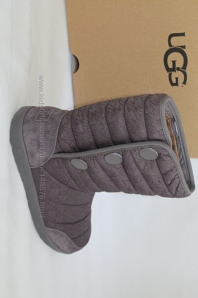 Сапоги UGG Kids Girl&acutes Puffy Quilted Houndstooth, USA4EURO34стельке-23