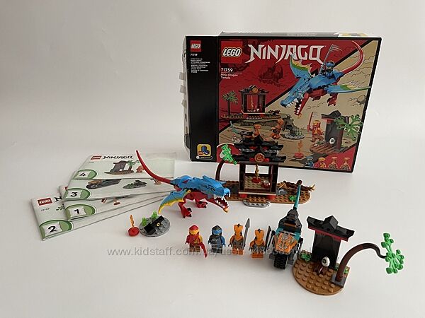  Lego Ninjago Храм ниндзя-дракона 161 деталь 71759