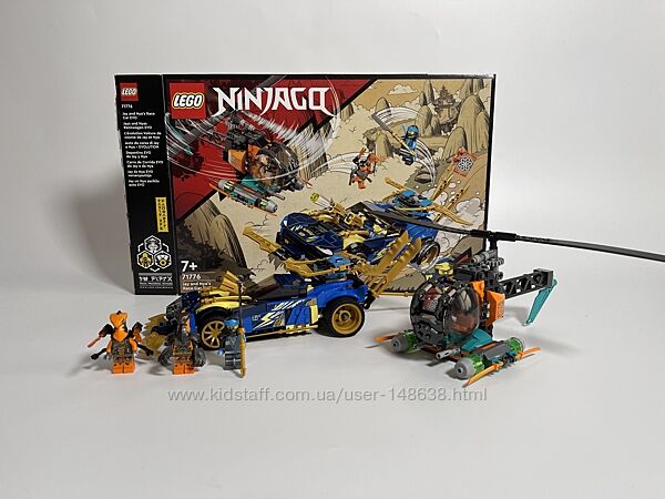 Конструктор LEGO NINJAGO Гоночный автомобиль Джея и Нии EVO 71776