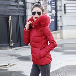 Женская куртка  пуховик, весна-осень-зима, размер 50- 52-54