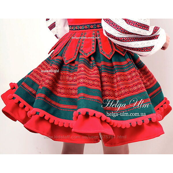 Юбка в этностиле детская София 104-152 рр.