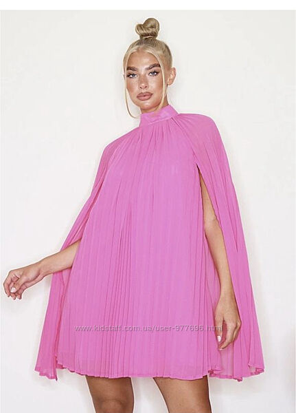 икарна рожева сукня prettylittlething 