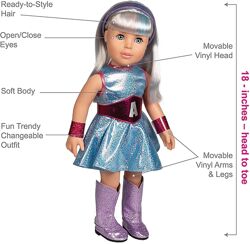 Оригинал Adora Amazing Girls, Aurora, Реалистичная кукла реборн Адора