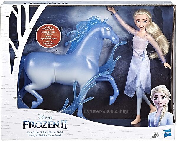 Disney Frozen Elsa Fashion Doll & Nokk, Крижане серце Ельза і кінь Нокк