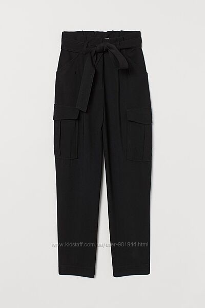 Брюки папербаг H&M HM US12 EUR44