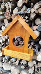 Годівничка для птахів Кормушка для птиц деревянная для сада