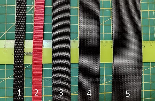 Ремінна окантовочна стрічка кант кедер репс липучка сумок чохлів