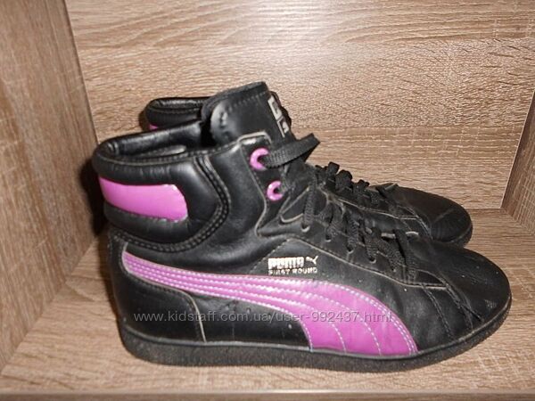 Кожаные ботинки кроссовки Puma р. 38,5