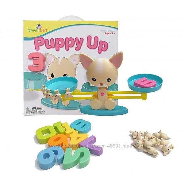 Розвиваюча настільна гра PUPPY UP математичні ваги Цуценя