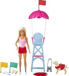 Лялька Barbie рятувальник Lifeguard Playset Blonde Doll