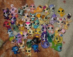 Фигурки животных 15 штук lps